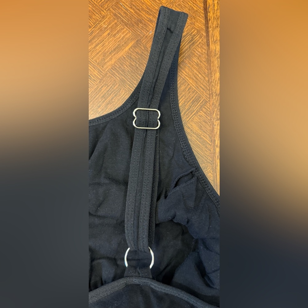 Elegant Black Women's Tank Top - Picture 4 of 5